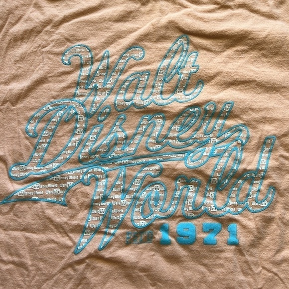 Peach Walt Disney Graphic Tee Size S - Picture 2 of 7